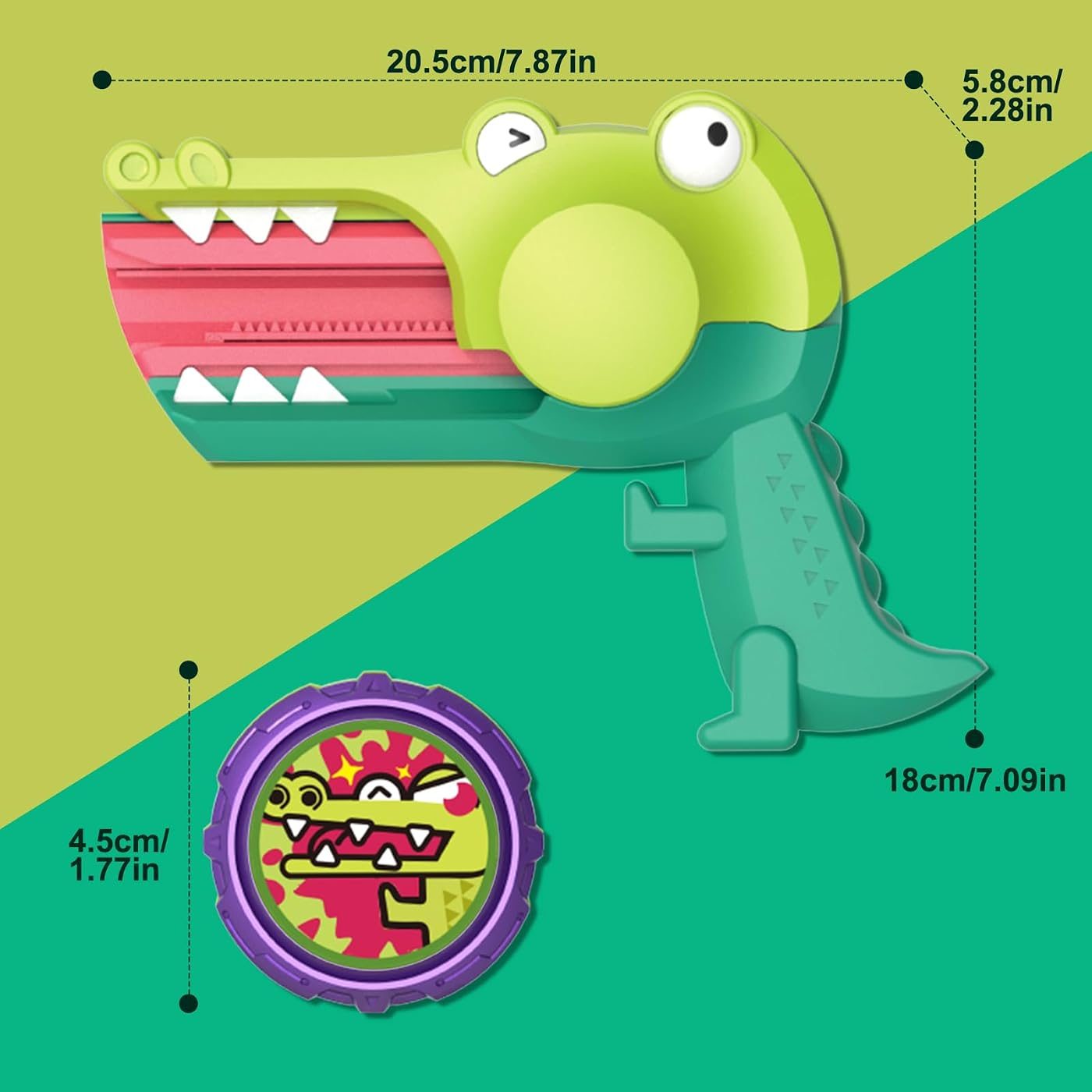 Crocodile Launcher Spinning Top spinning top set, boxed contents