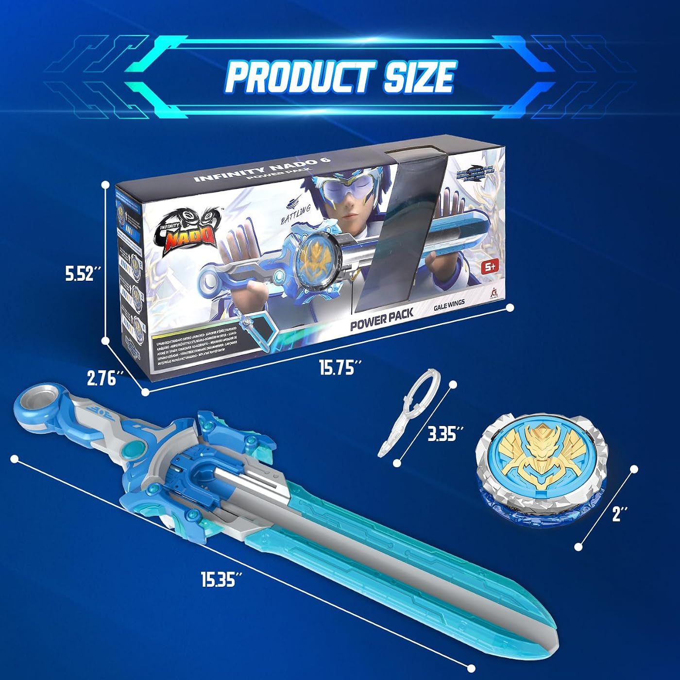Gale Wings Power Pack set in play on the battle floor