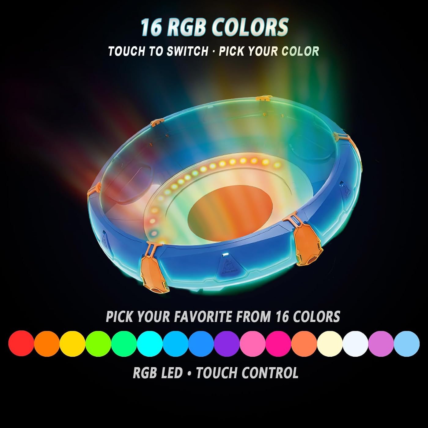 Glow Battle Arena, 16.9 Inch Nado on the launch rack