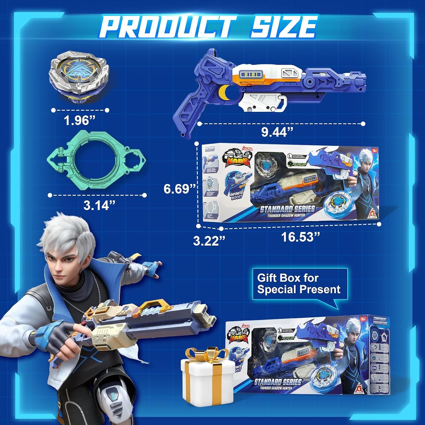 S7 Two-Launcher Set, Rack and Gun Nado on the launch rack