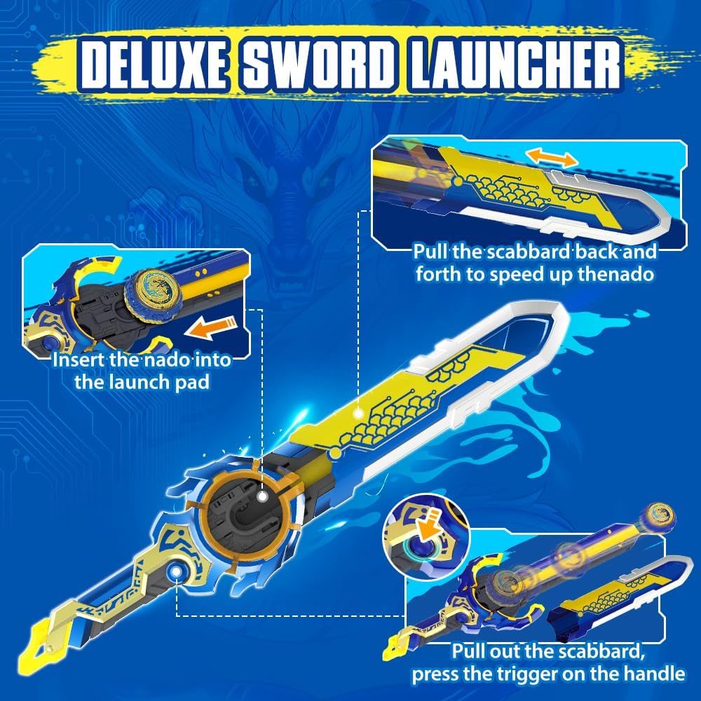 Sacred Shield Dragon Split Top Nado on the launch rack